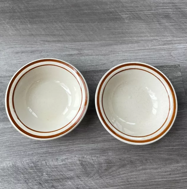 Rego Restaurant Ware Small Fruit Dessert Bowls Set Of Two Speckled Brown C610-21