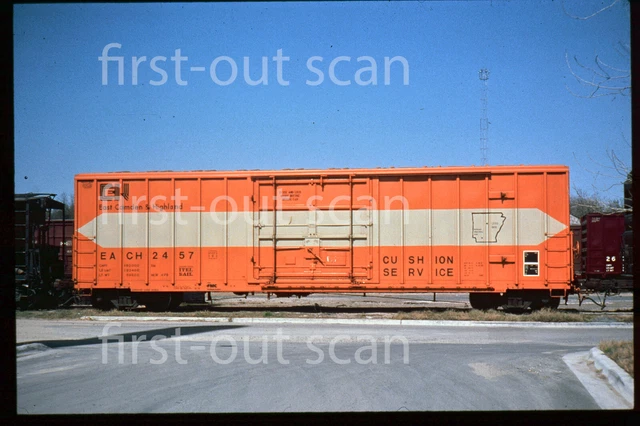 R DUPLICATE SLIDE - East Camden & Highland ECH 2457 Box Car