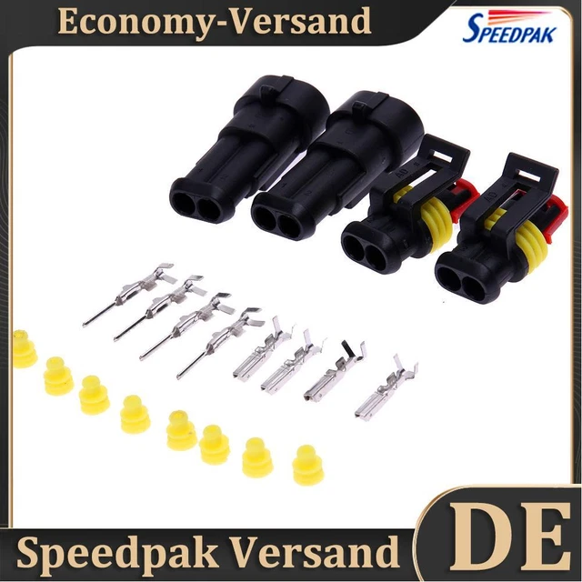 10 Set Kit Guarnizioni Spina Impermeabile per Auto IP65 Spina Plug Aut