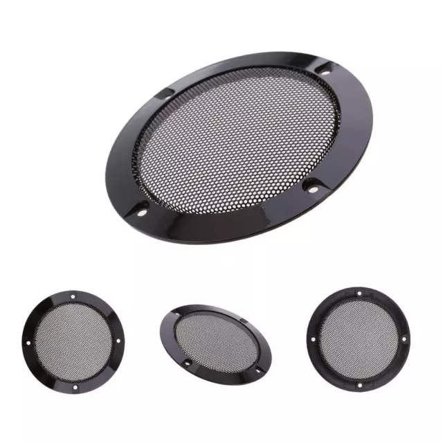 Grilles de haut-parleur 4pièces 4inch couverture avec vis 3