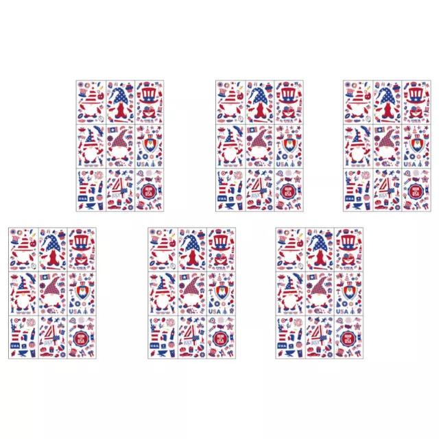 Pvc Independence Day Stickers 4th of July Window Decal American Flag