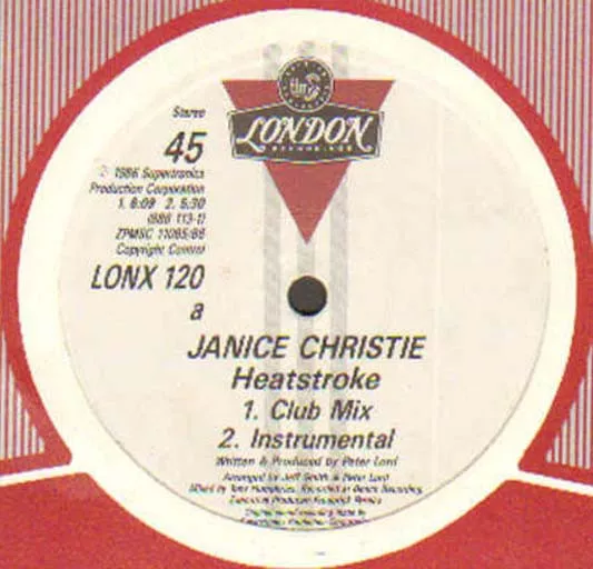 JANICE CHRISTIE - Chaleur Stroke (Technique Mixte By Larry Levan ,Tony