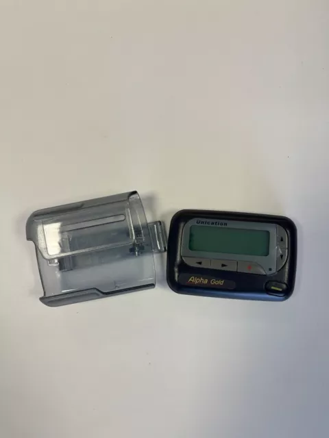 Unication Alpha Gold Pager- Movie Prop 