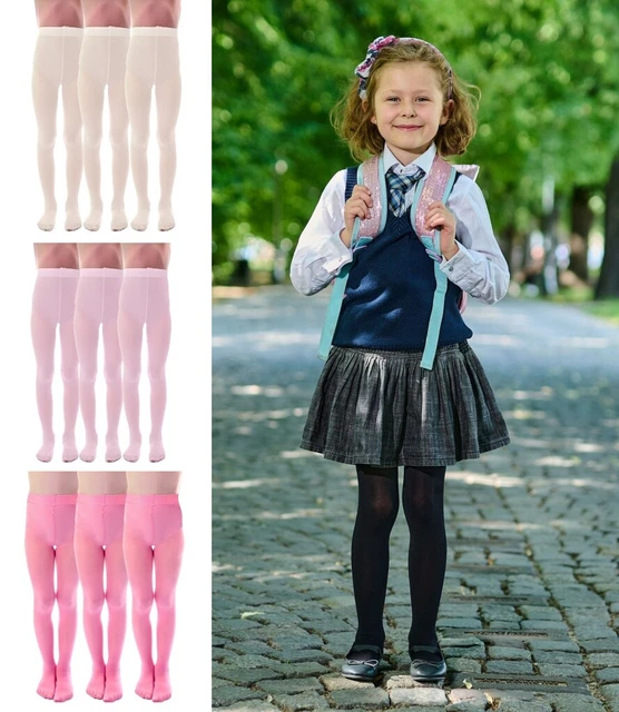 Girls Tights Soft Semi-Opaque School Ballet Party Everyday 40den Aurellie 3pairs