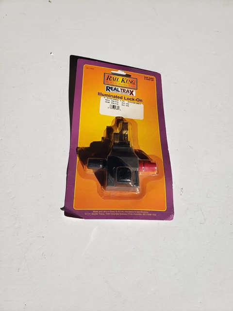 Mth 40-1003 Rail King Real Trax Illuminated Lock-On  New
