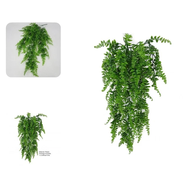 Planta de simulación 3D fácil de cuidar ramo de vid flores de seda con ancho