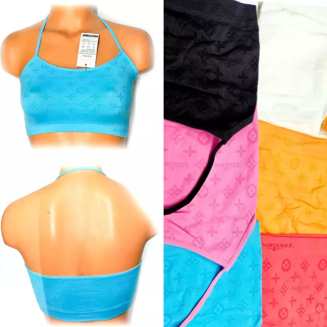 SPORT BH, Top, Sport, Fitness Komfort Ohne Push-Up Ohne Bügel Gr.S-M (6768)