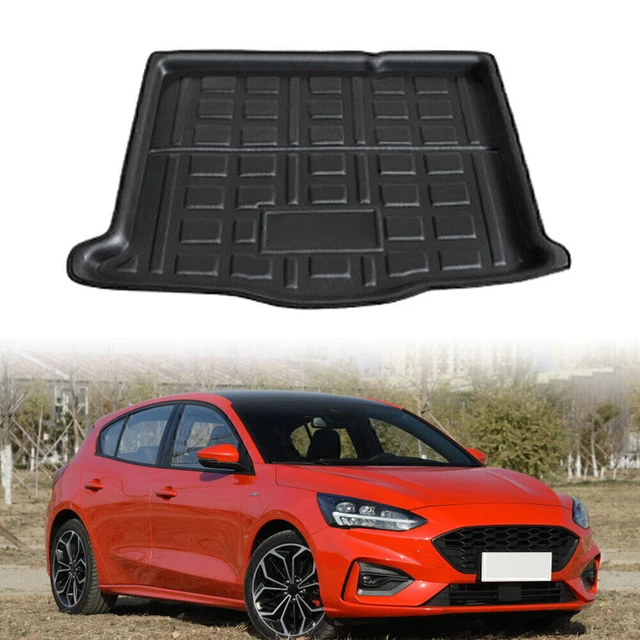Car Rear Trunk Cargo Mat Carpet Pad For Ford Focus MK4 4 MKIV Hatchback 19-21