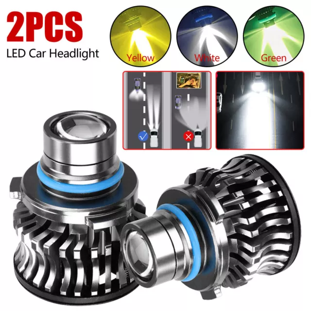 LED Projector Lens Fog Light Lamp Headlight Bulbs Car H11 H7 9005 9006 9012