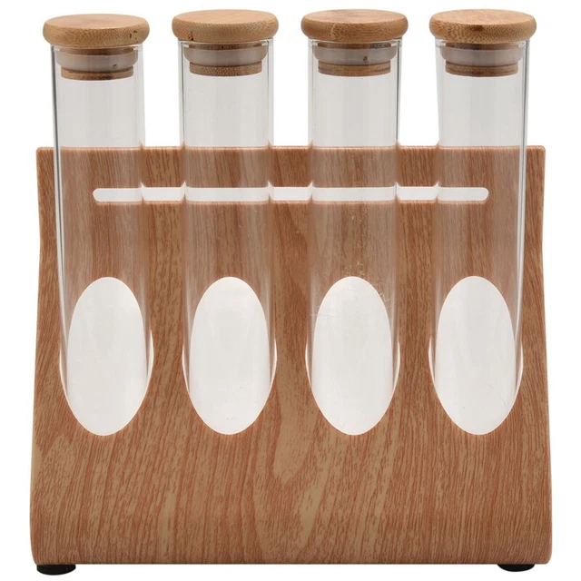 Barattolo In Vetro Da 750ml Con Coperchio In Legno Di Bambù: Perfetto Per Caffè, Pasta, Biscotti E Dispensa!