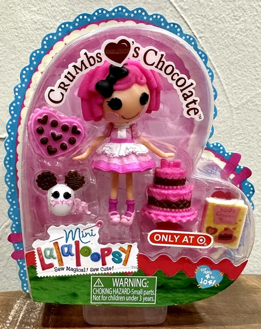 Mini Lalaloopsy Crumb's Chocolate Mini Figure Doll Playset Kids Girls Toy Cake