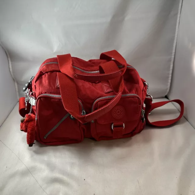 KIPLING Sherpa Carry-On Shoulder Bag Luggage Red