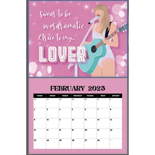 TAYLOR SWIFT 2025 Calendar Eras In my 2025 Era Calendar Taylor Swift TAYLOR SWIFT 2025 Calendar Eras In my 2025 Era Calendar Taylor Swift