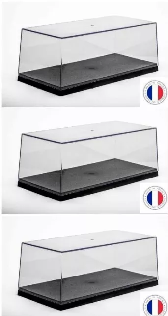 Lot 3 Boite Vitrine EXPO Show Case 1/18 "Bfc-Box 18" Neuf MADE IN FRANCE