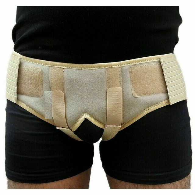 INGUINAL GROIN HERNIA Support Belt Double Hernia Reduction Truss Brace