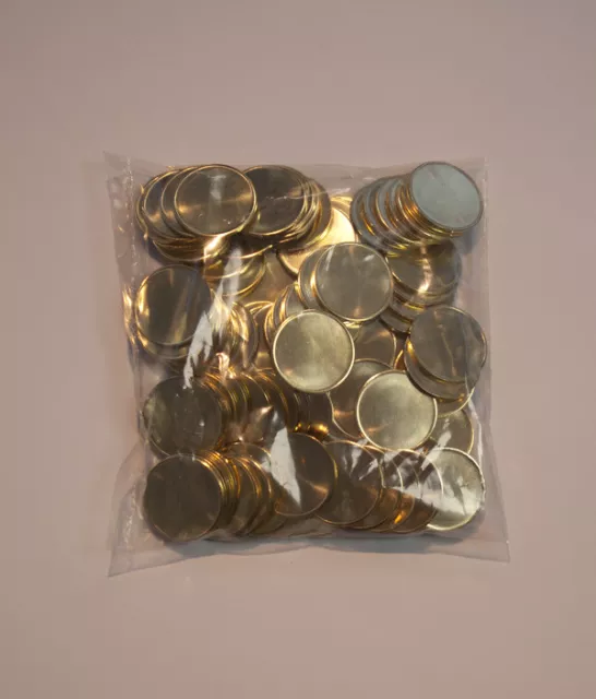 Trimeta Münzen,25,70x1,5mm, 100 Stück, Wertmarke, Einkaufswagenchip