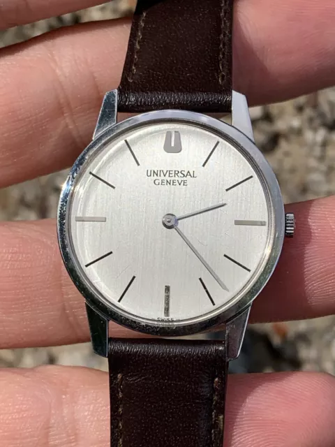 Splendido Orologio Vintage Universale Ginevra 842.101 da uomo 31 mm realizzato in Svizzera