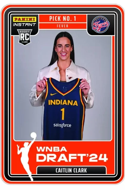 2024 PANINI INSTANT WNBA Caitlin Clark Draft Night Rookie Rc Dn-1 $29