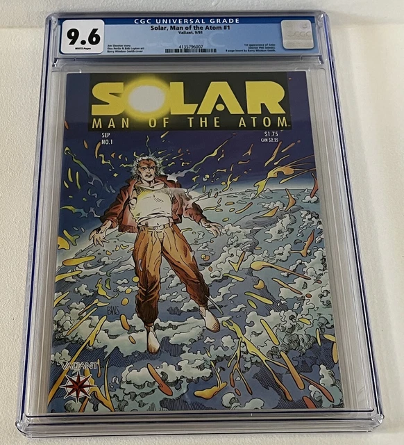 1991 Valiant 1st Solar Man of the Atom 1 CGC 9.6 WP Barry Windsor-Smith BWS
