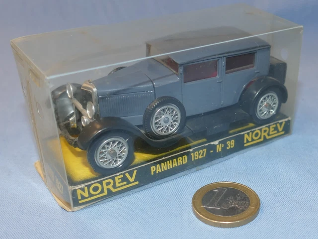Figurine De Collection NOREV 1/43 – Panhard 1927 Bleue N°39 Avec Boîte D'origine (occasion)