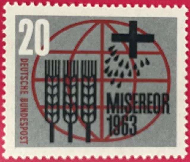 🇩🇪 BRD Bund Michel Nr. 391 Postfrisch** (1963) Misereor