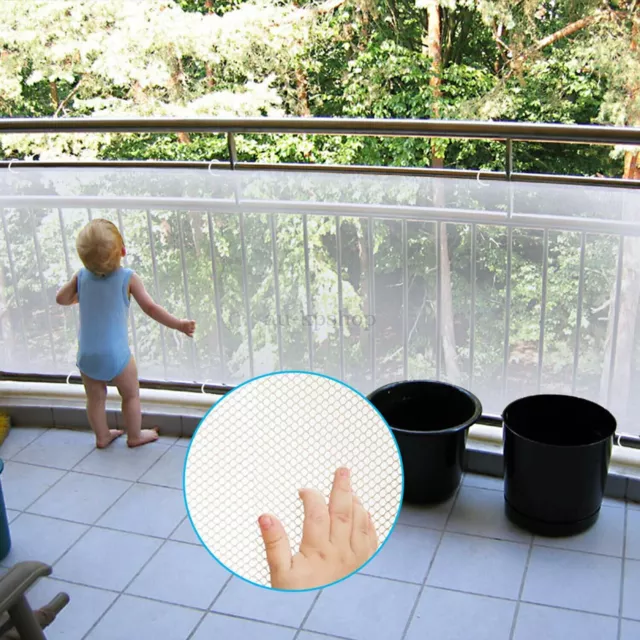 Baby Child Safety Stair Protective Net Home Banister Fence Fine Mesh Kid Secure