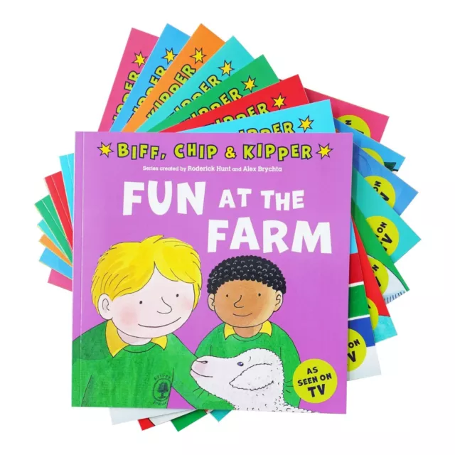 First Experiences with Biff, Chip & Kipper 8 Books Collection by Roderick Hunt