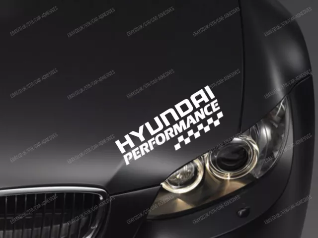 DÉCOR DE CAPOT Hyundai I30N film noir brillant autocollant tuning