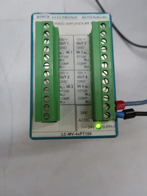 RINCK ELECTRONIC MU 3.10V/S Messumsetzer Messverstärker - Industrie E RINCK ELECTRONIC MU 3.10V/S Messumsetzer Messverstärker - Industrie E