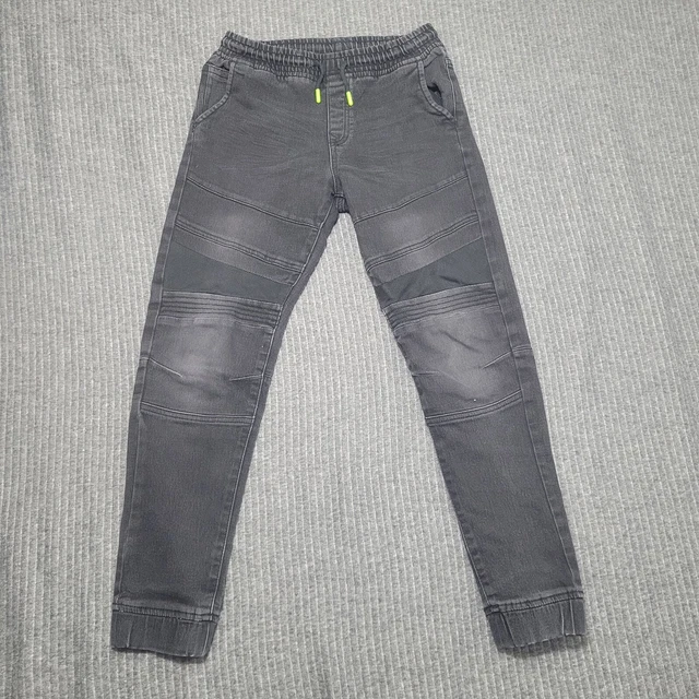 Pantaloni jeans adolescenti Pepperts ragazzi taglia 158 pantaloni neri cintura regolabile