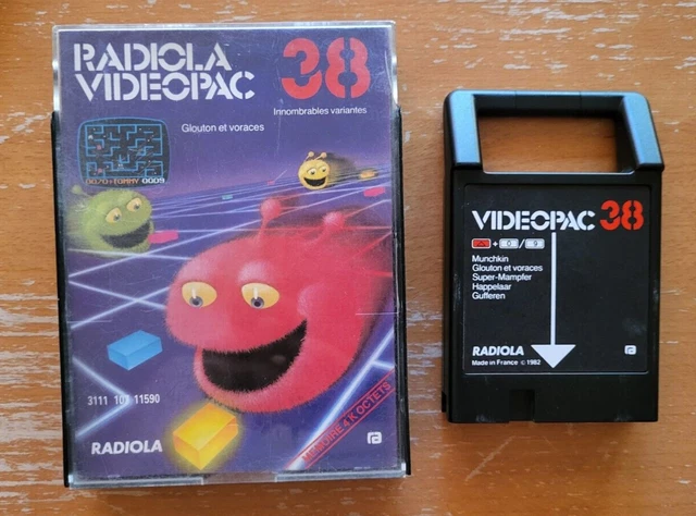 Glouton Et Voraces Sur Philips Videopac N°38 : La Cartouche Culte !