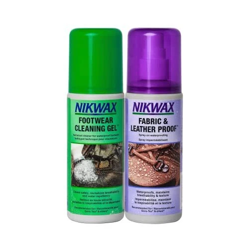 Fabric & Leather Footwear Cleaning and Waterproofing DUO-Pack, 125ml