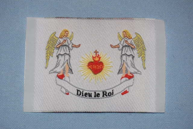 Écusson Brodé France Catholique Du Sacré Coeur - Foto 4