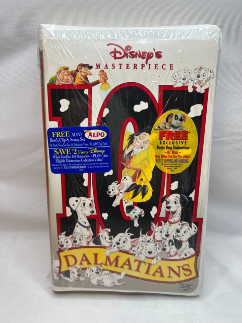 DISNEY'S 101 DALMATIANS VHS Masterpiece Collection New Sealed 1999 £22. ...