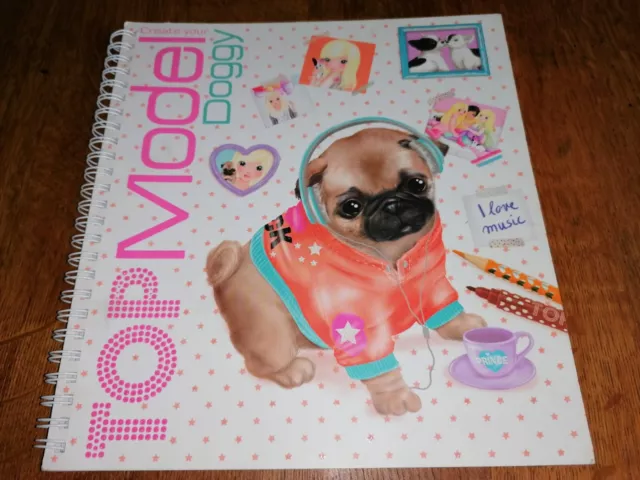 NEues Depeche Malbuch TOPModel Create your Doggy