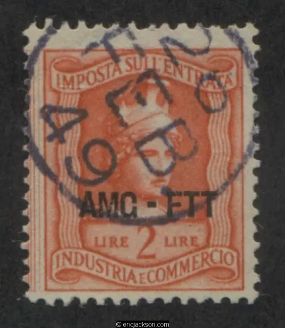 Trieste Industry & Commerce Revenue Stamp, FTT IC99 right stamp, used, F-VF
