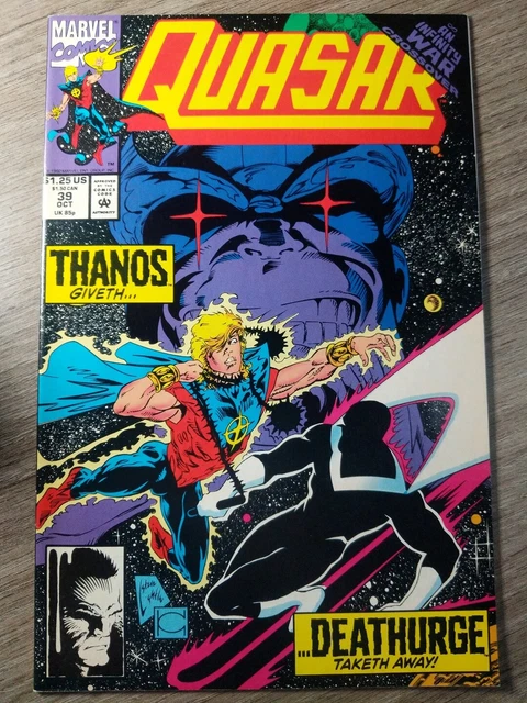 Quasar #39 Thanos NM- Infinity War Crossover Marvel Comics C40A
