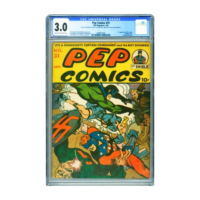 Rare Golden Age Comics MLJ Magazines Pep #31