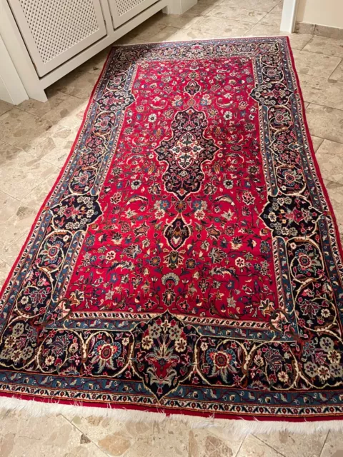 Orient Teppich Persien   Keshan   273 x 140 cm,  gebraucht