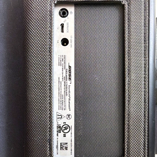 BOSE SOUNDLINK BLUETOOTH Mobile Speaker II Black Portable 2.0 3.5mm ...