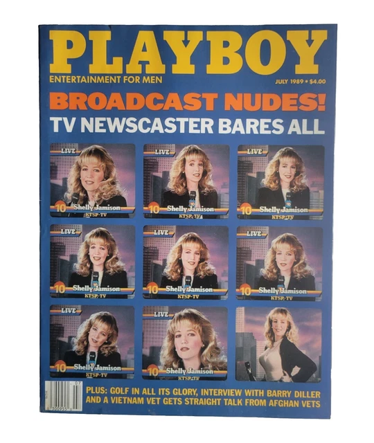 PLAYBOY MAGAZINE LUGLIO 1989 Shelly Jamison Erika Eleniak Barry Diller