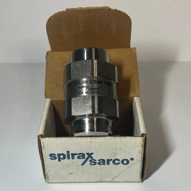 NEW Spirax Sarco TSS300 Steam Trap, 3/8", FNPT, 725 deg F, 300 psi
