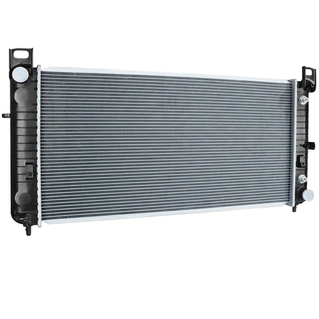 LEDKINGDOMUS 34" Radiator Compatible with Chevy Silverado Suburban Tahoe