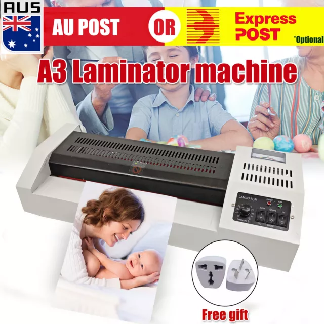 A3 A4 Laminating Laminator Machine Office Commercial Cold Hot Mounted Thermal B