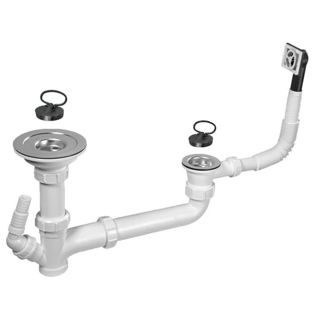 Rangemaster Cromo 1,5 e 2,0 65 mm kit rifiuti spina, trabocco e idraulica