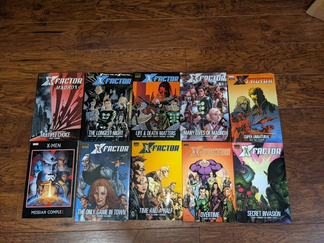 X-Men X-Factor Investigations HC and TPB Lot of 10 Graphic Novels