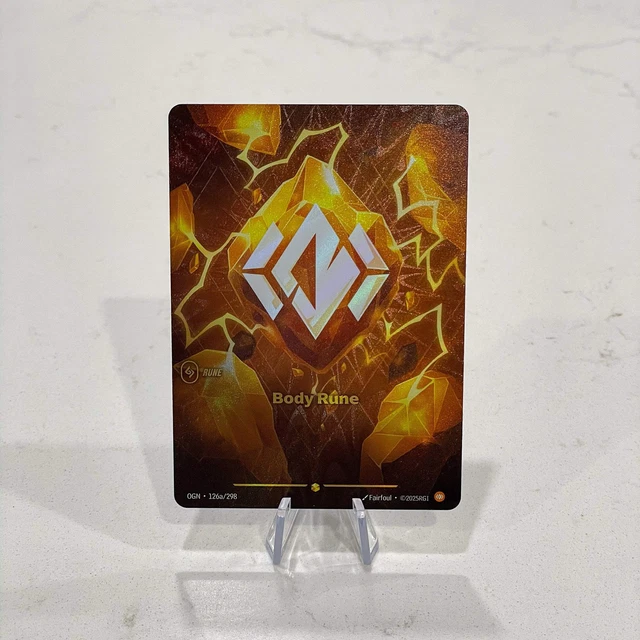 RIFTBOUND TCG - Body Rune (Alternate Art) (Foil, Showcase) | Origins ...