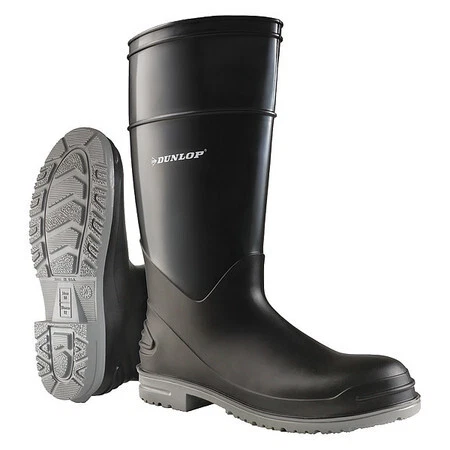 Dunlop 896820533 Men's Steel Rubber Boot Black