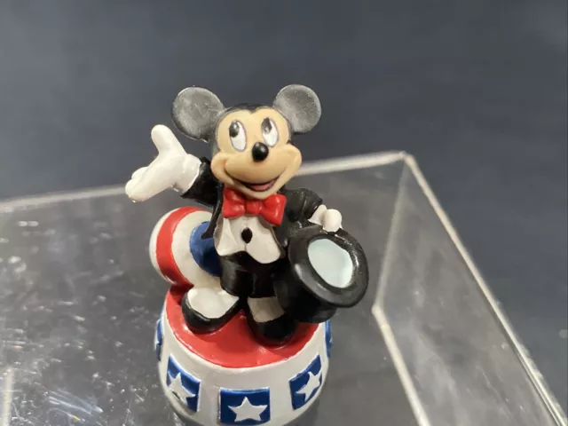 Disney LENOX Magic Thimble  Figurine Mickey Mouse tuxedo porcelain