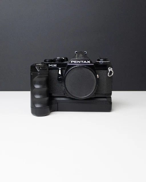 1976 Pentax Me + Winder Appareil Photo Argentique 35mm Révisé et Testé
